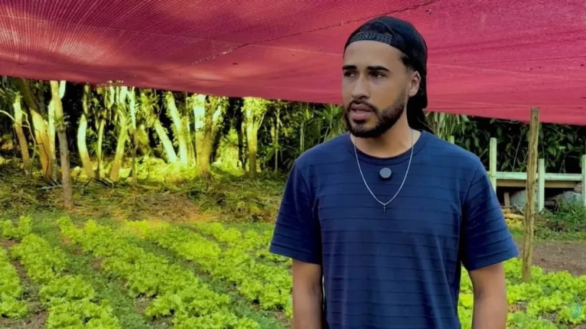 Agricultura urbana em SP: jovem cultiva futuro no campo