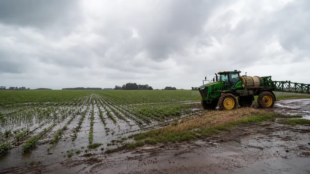 Chuva excessiva ameaça trigo gaúcho e paralisa cana