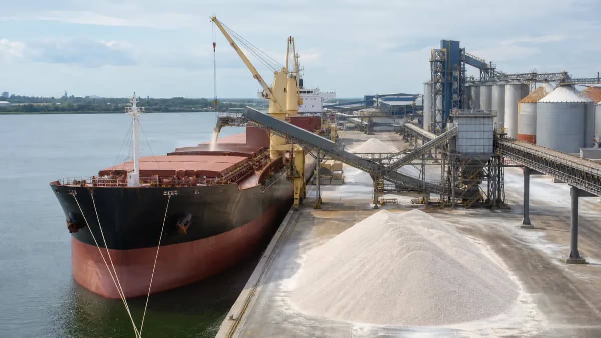 Portos priorizam desembarque de fertilizantes