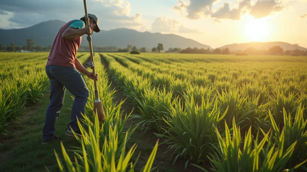 Vistoria em 182 propriedades contra caruru-gigante no RS