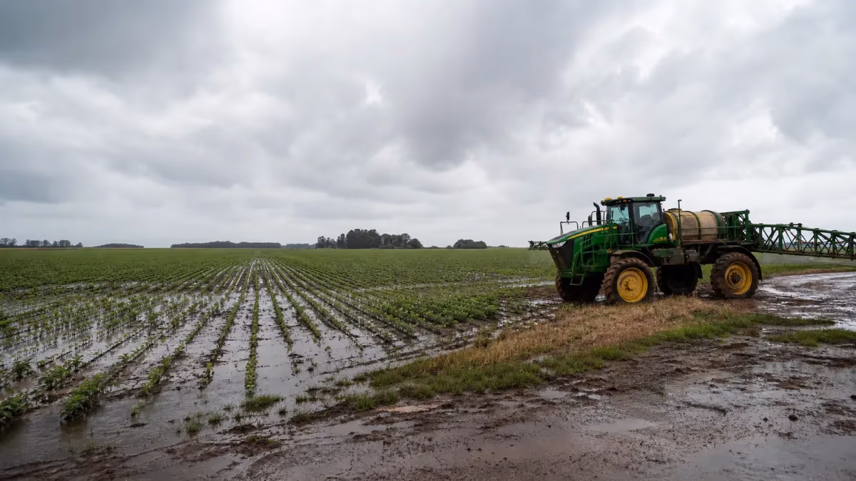 Chuva excessiva ameaça trigo gaúcho e paralisa cana